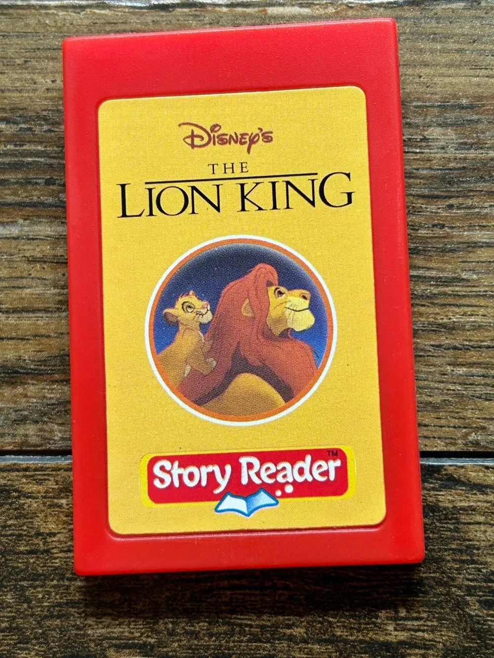 Story Reader With Lion King Book -‎ Kids Learning Reading Toys Vintage